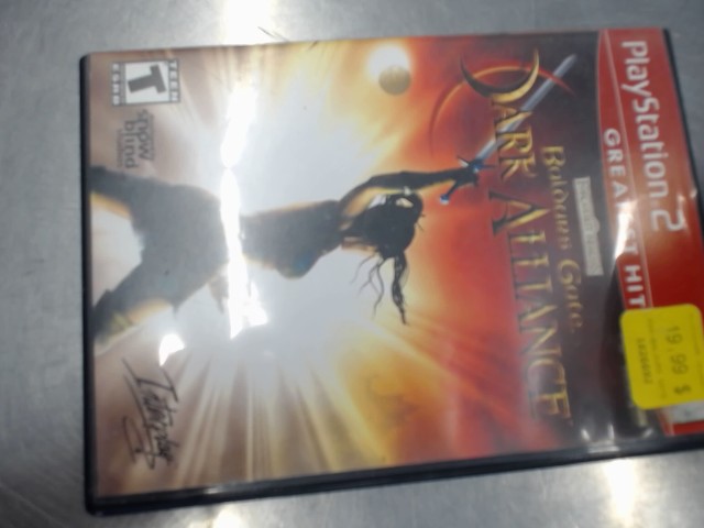 Baldurs gate dark alliance ps2