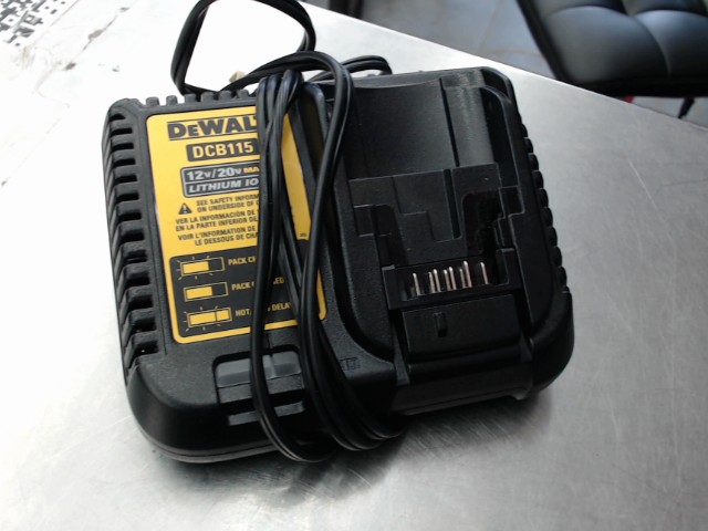 Chargeur dewalt 20v/12v