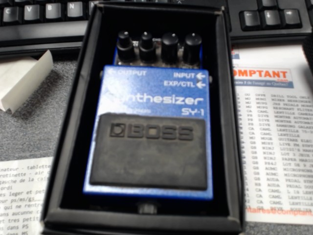 Pedal synthesizer