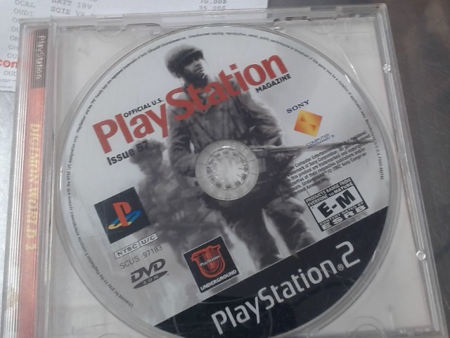 Playstation mag issue 57 demo dic