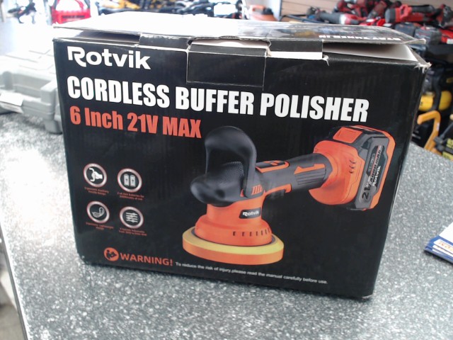 Cordless buffer polisher