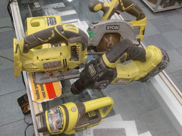 Combo kit/rotary hammer/jigsaw/scie rond