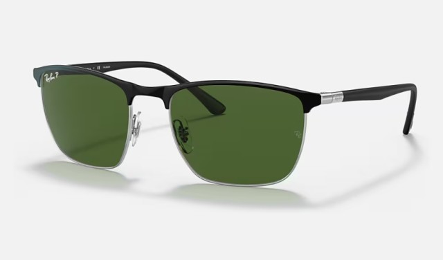 Rayban dark green avec case