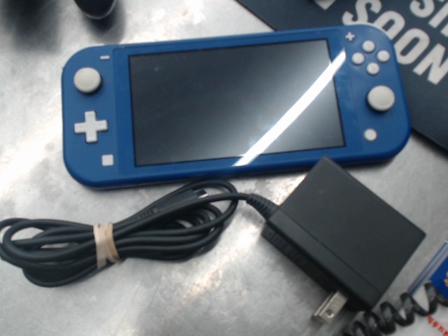 Console switch light bleu