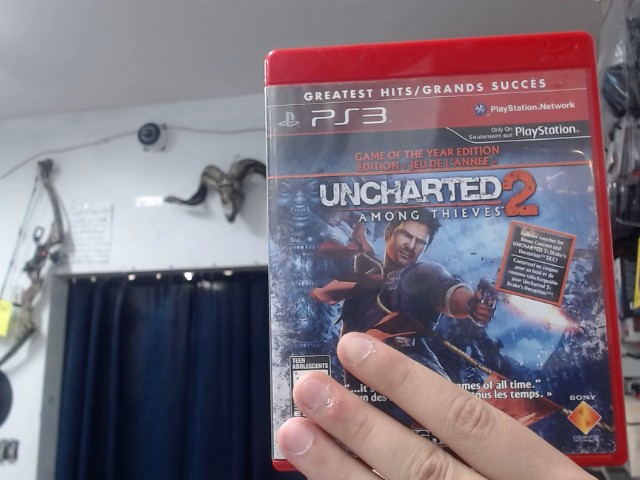 Uncharted 2 amog thieves goty edition