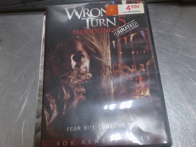 Wrong turn 5 bloodlines dvd