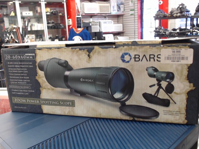 Zoom power spotting scope
