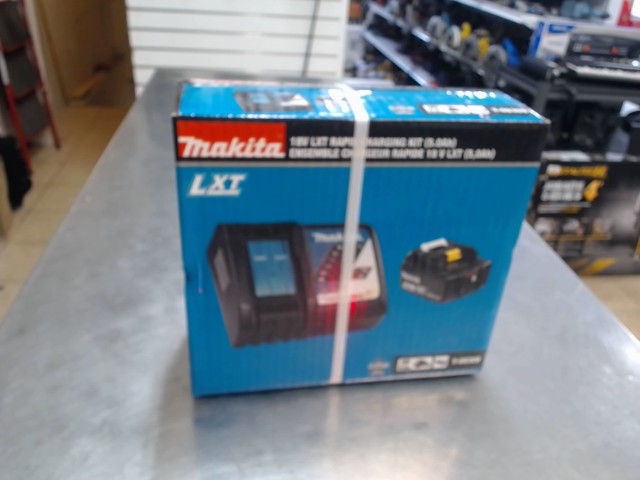 Kit chargeur + batterie 5.0 ah neuf