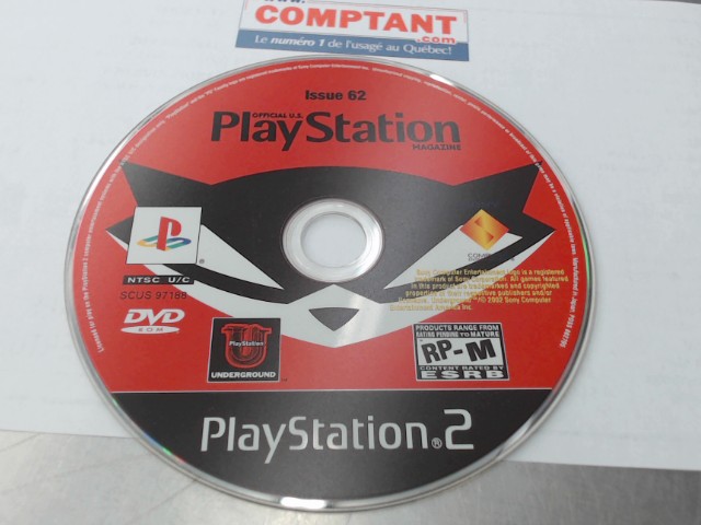 Playstation magazine issue 62 (cd seul)