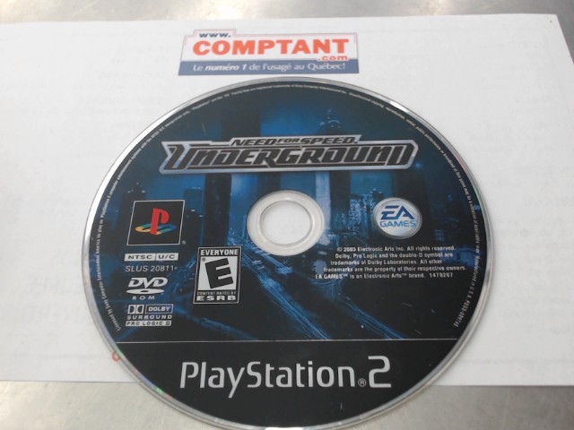 Need for speed underground (cd seul)
