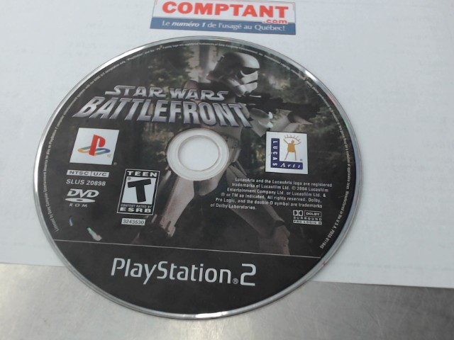 Star wars battlefront (cd seul)