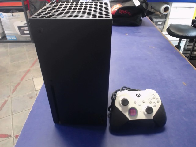 Console avec manette elite blanche