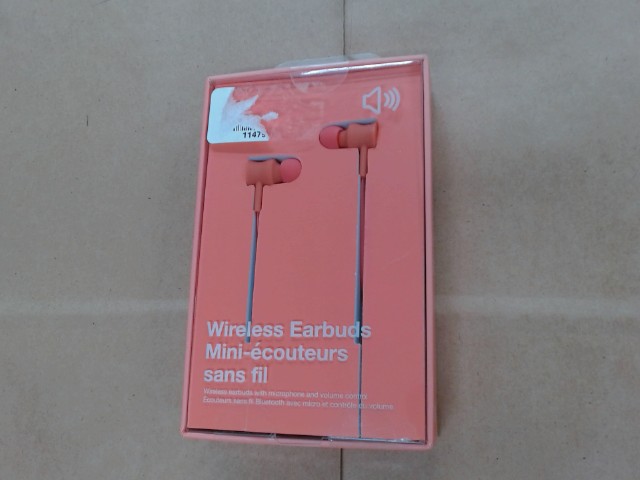 Mini ecouteur sans fil rose