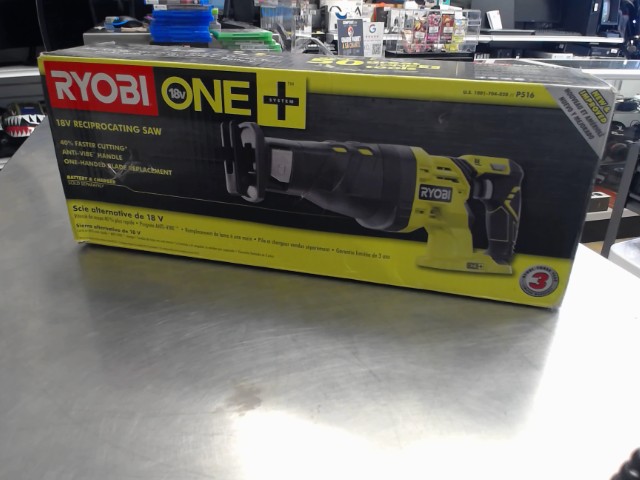 Ryobi scie-saw 18v avec boite