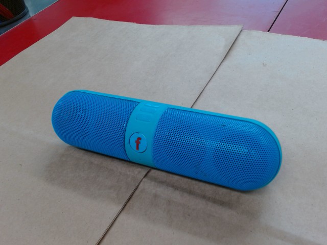 Speaker bluetooth bleu