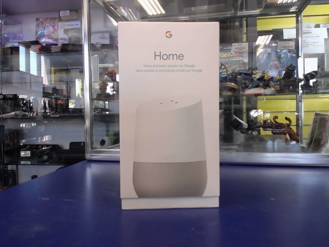 Apareil google home avec boite