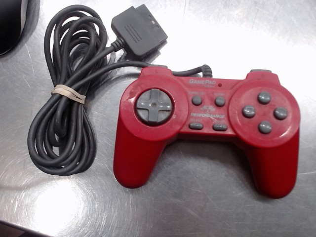 Manette rouge gamepad color