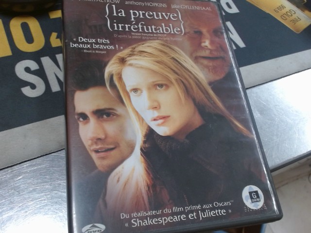 La preuve irrefutable dvd
