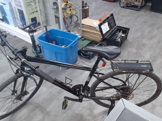 Velo route noir 2xdiscbrake