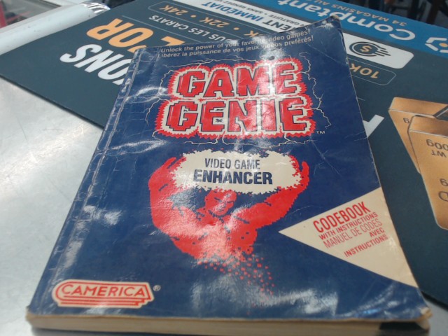 Game genie pour jeu nes/nintendo