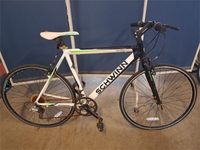 Velo de route bon �tat blanc/noir/vert