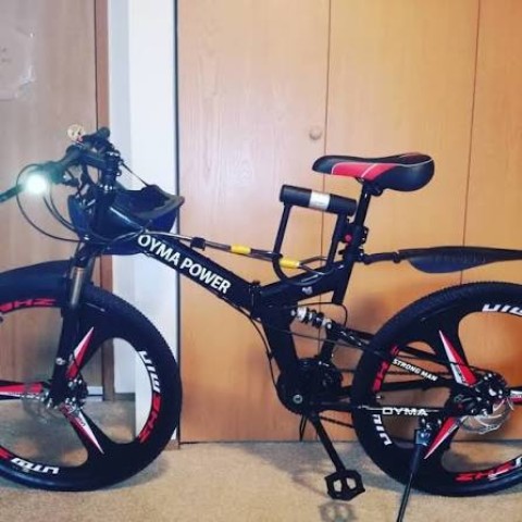 Velo pliant avec suspension oyma power