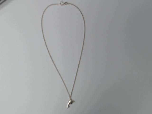 Chaine en argent bl dauphin