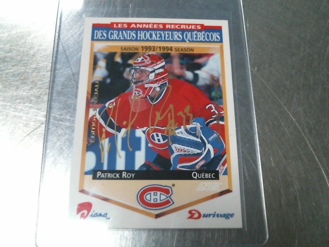 Grand hockeyeurs qu�b�cois patrick roy