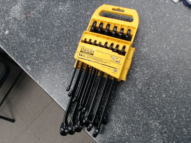 Stanley 14pc metric wrench set
