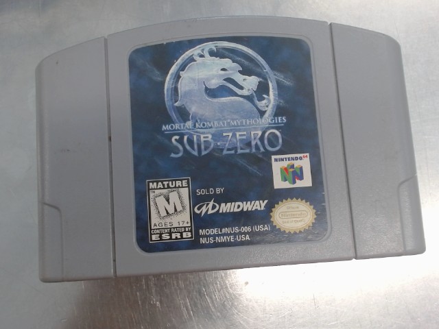Mortal kombat sub zero n64