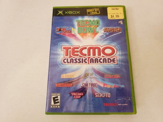 Tecmo classic arcade xbox