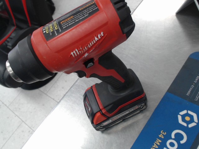 Milwaukee heat gun avec batterie