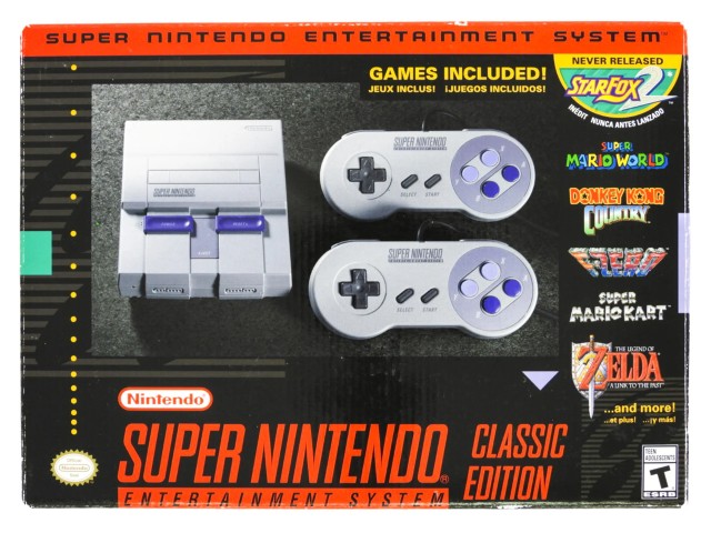 Snes mini en boite