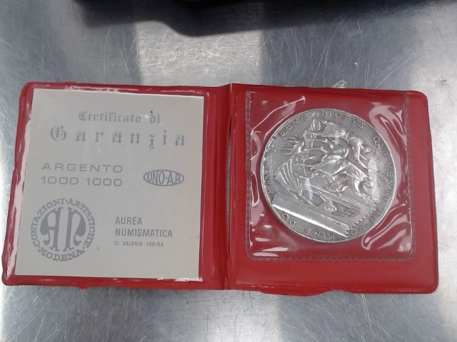 Pope paul iv athenagora silver coin