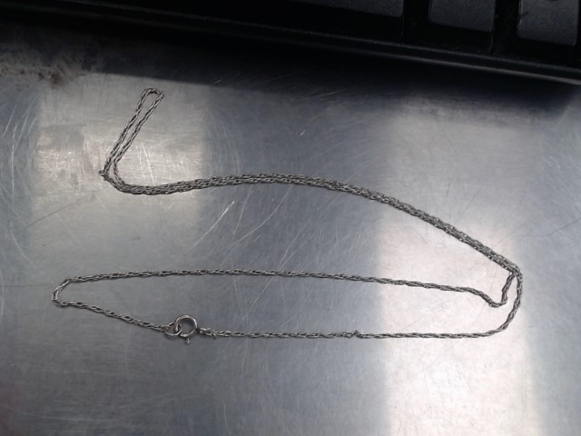 Chaine mince argent
