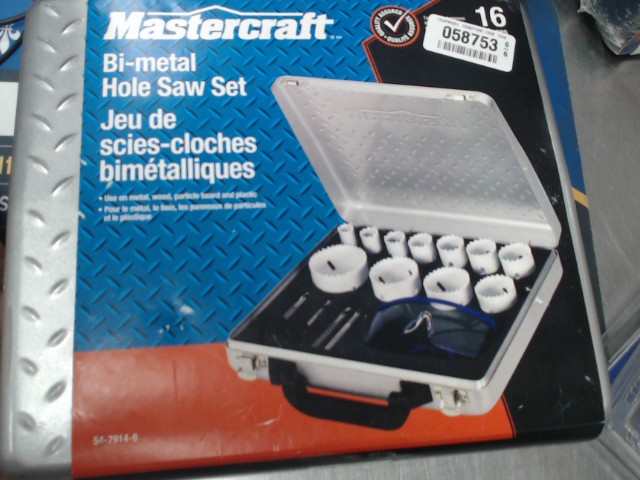Mastercarft bi metal hole saw