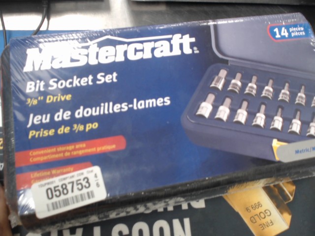 Mastecraft bit socket 3/8 drive