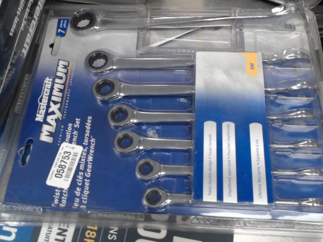 Twist handle combination wrench tools