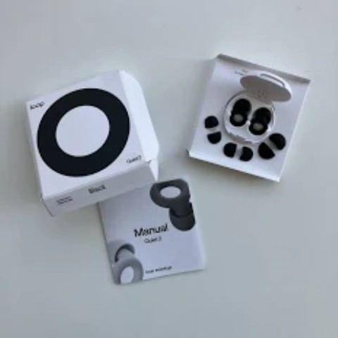 Noise reduction ear plugs black