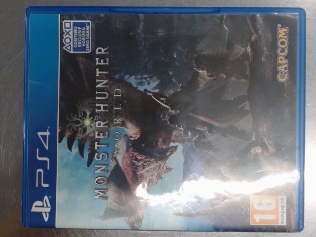 Monster hunter world ps4