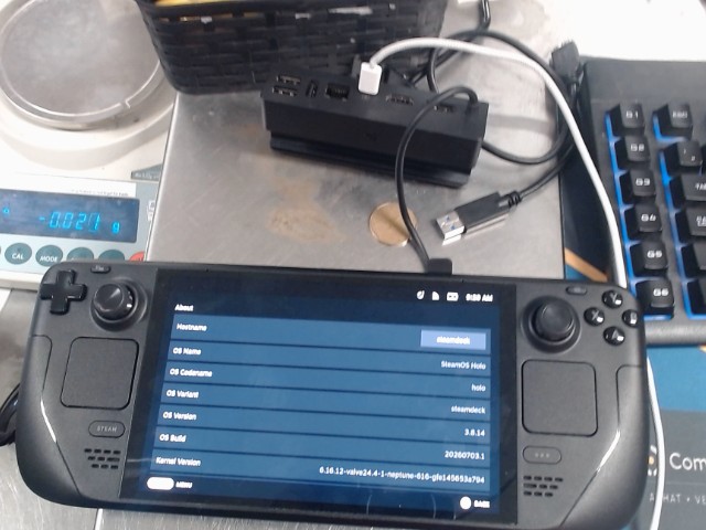 Console portable steam deck + add pour t