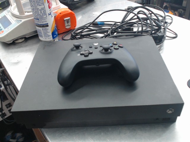 Console xbox one x manette et fils