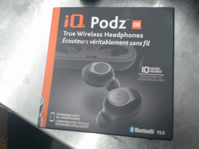 Ecouteurs bluetooth iq podz 06 neufs