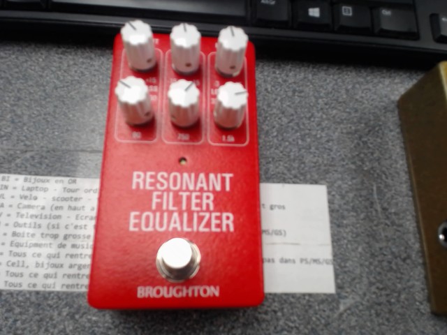 Resonant fliter equalizer broughton