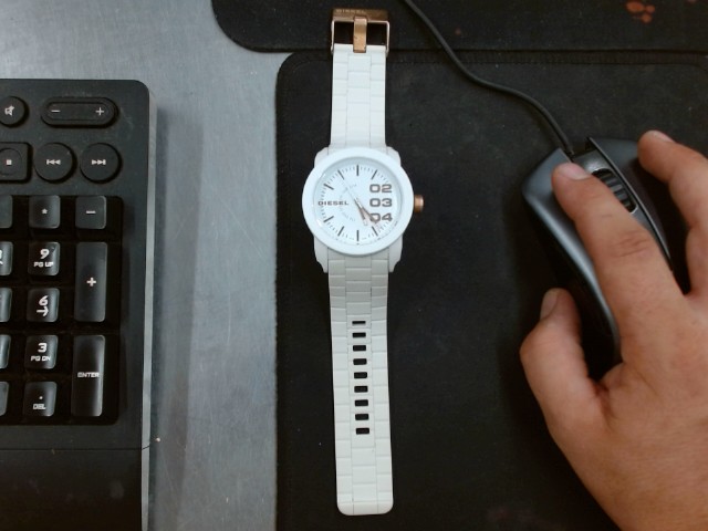 Montre diesel blanc rose gold