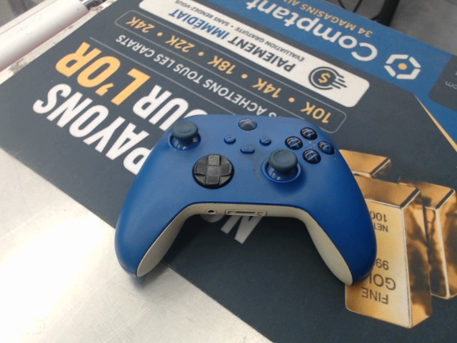 Manette xbox bleu