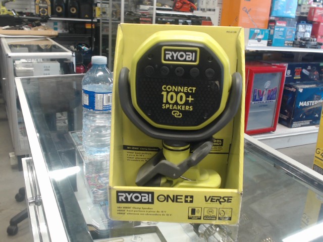 Ryobi 18v clamp speaker
