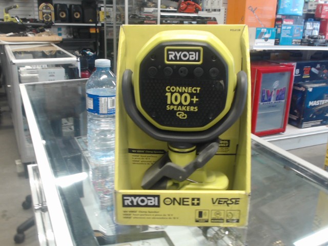 Ryobi 18v clamp speaker