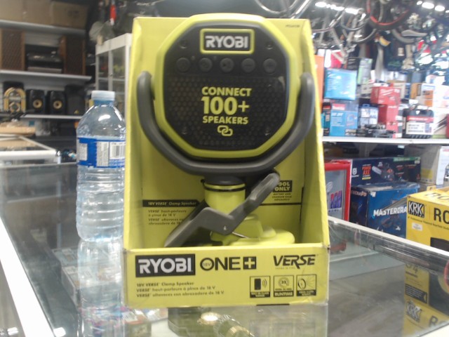 Ryobi 18v clamp speaker