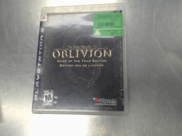 Elder scroll iv oblivion game of the yea
